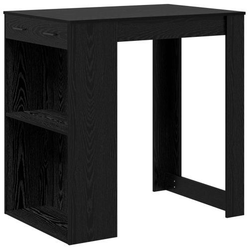 Бар маса 102 x 70 x 103,5 см Инженерна дървесина Черния дъб