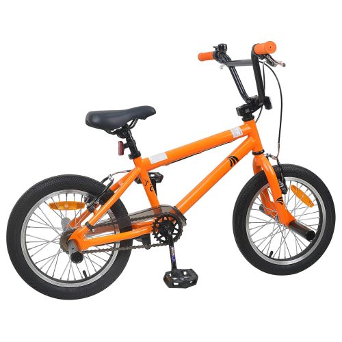 BMX Велосипед 18 инча за 7-10 години Оранжево