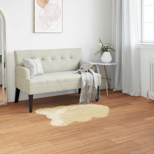 Изкуствена овча килим TAFALLA Кремаво 50 x 80 cm Полиестер