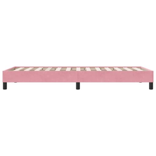Рамка за легло без матрак Pink 100x220 cm Кадифе