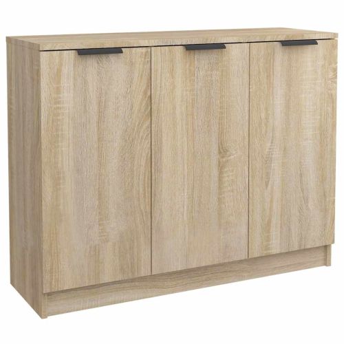 Сайдборд, сонома дъб, 90,5x30x70 см, инженерно дърво
