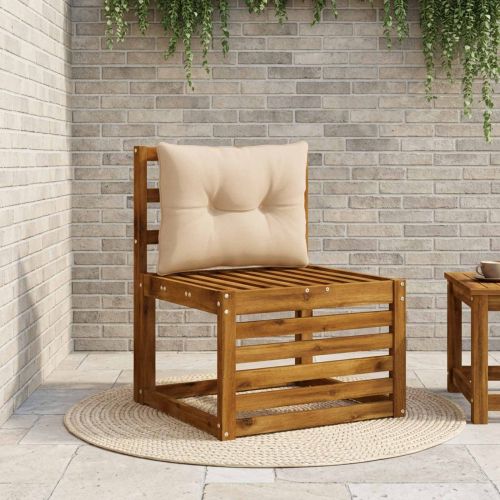 Възглавница за гръб PUTTEN 100% полиестер Пясък 60 x 40 x 10 cm