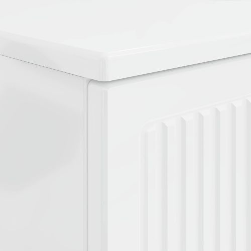Шкаф за мивка в баня EDE Бял гланц 82 x 41 x 59 см
