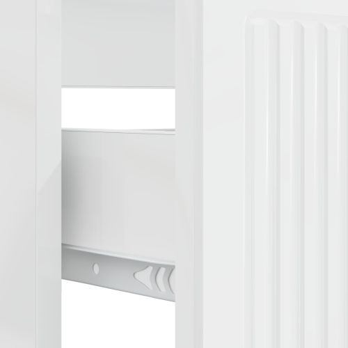 Шкаф за мивка в баня EDE Бял гланц 82 x 41 x 59 см