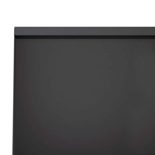 Задържащи стени 6 бр. 100 x 12 x 30 см Стомана Черно