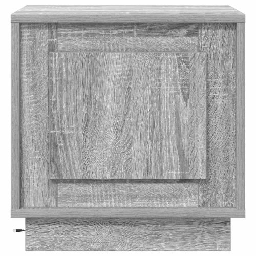 Нощен шкаф Сив 44 x 34,5 x 45 см Инженерна дървесина