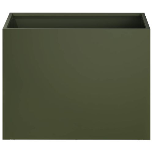 Градинска саксия Маслиненозелено 40 x 30 x 30 см