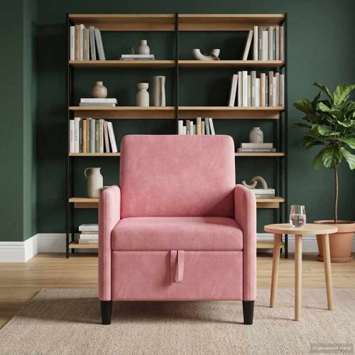 Диван с storage Розово 72 x 78 x 87 см Полиестер