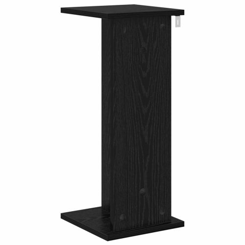 Стойка за растения 2 бр. Черен дъб 25 x 25,5 x 60,5 см