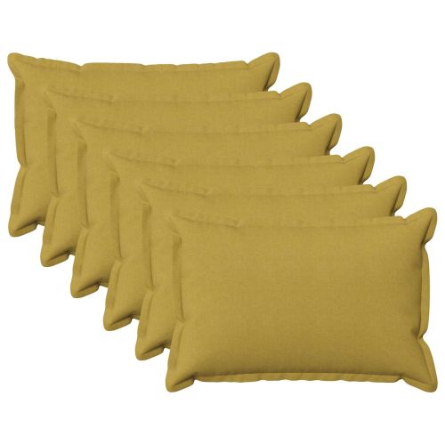Калъфка за възглавница 6 pcs HOUTEN Светло зелено 50 x 80 cm