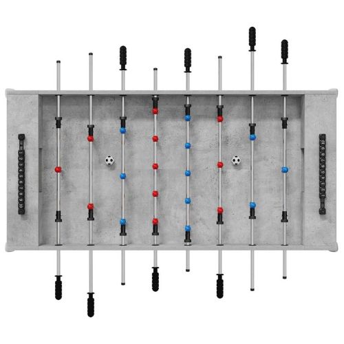 Маса за фуутбол Бетонно Сиво 125 x 60,5 x 80 см