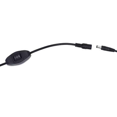 LED лампа за аквариум със скоби, 90-105 см, синьо и бяло