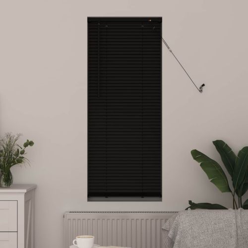 Венецианска щора Черен 150 x 40 см 25 mm ПВЦ