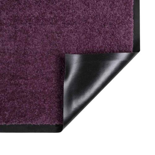Мат за врата Виненочервен 60 x 80 x 1,2 см Тедди плат