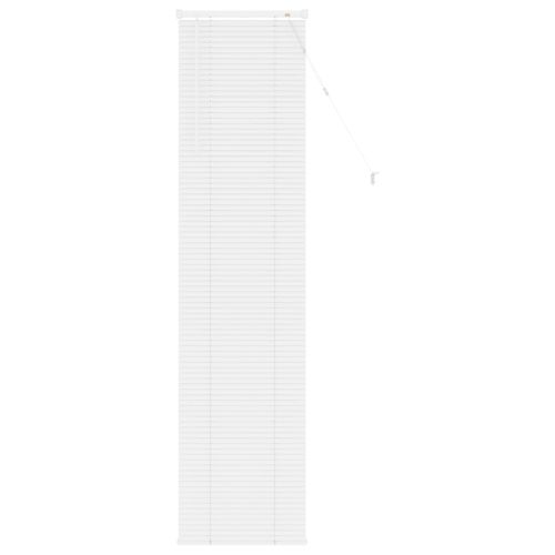 Венецианска щора Бял 213 x 60 см 25 mm ПВЦ