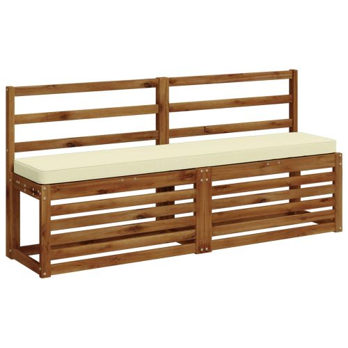 Калъфи за пейки, 2 части VUGHT 2 pcs 100% полиестер Кремаво