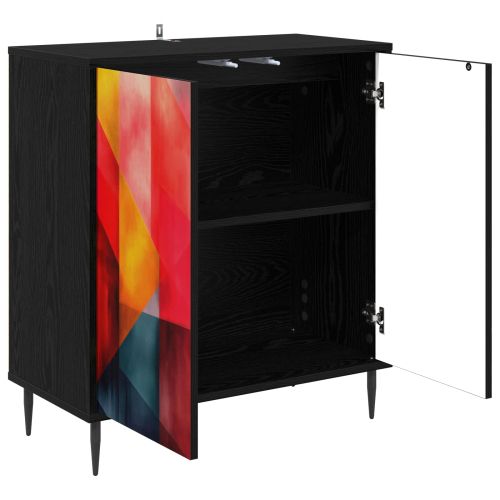 Служебен шкаф HEESCH Черен дъб 69 x 33 x 76 см