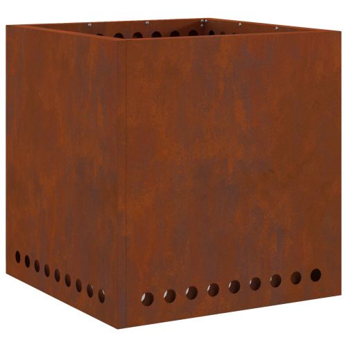Бездимна огнище Ръждясало 48 x 48 x 50 см Кортенова стомана