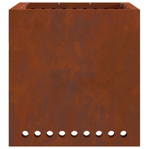 Бездимна огнище Ръждясало 48 x 48 x 50 см Кортенова стомана