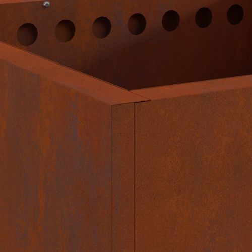 Бездимна огнище Ръждясало 48 x 48 x 50 см Кортенова стомана
