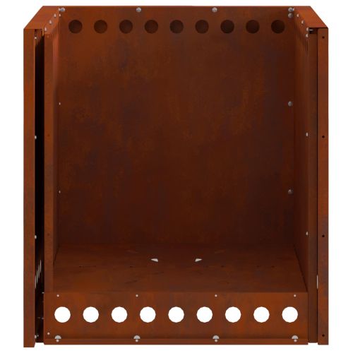 Бездимна огнище Ръждясало 48 x 48 x 50 см Кортенова стомана