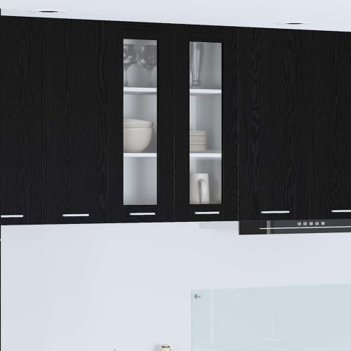 Висящ шкаф Черния дъб 60 x 31 x 80 см Инженерна дървесина