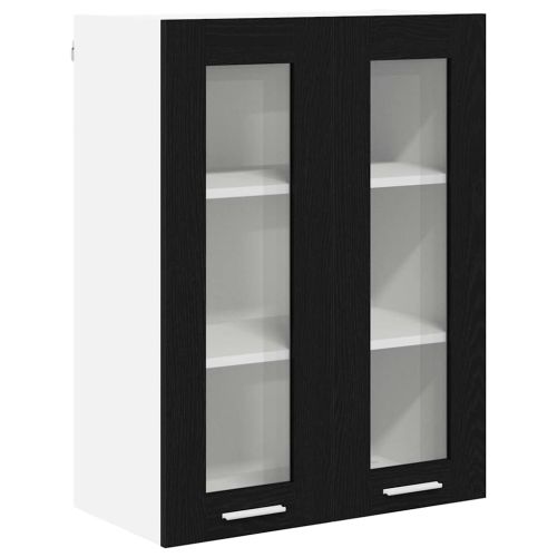Висящ шкаф Черния дъб 60 x 31 x 80 см Инженерна дървесина