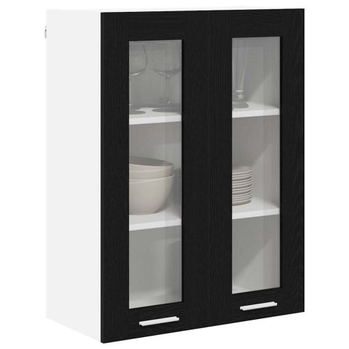 Висящ шкаф Черния дъб 60 x 31 x 80 см Инженерна дървесина