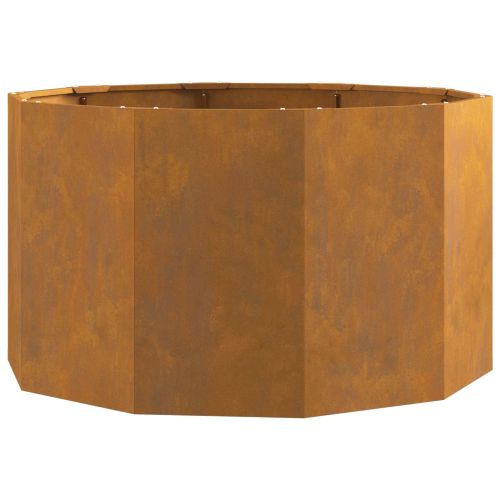 Кашпа Ръждясало 90 x 90 x 50 cm Патинираща стомана