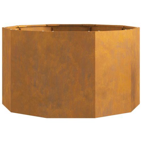 Кашпа Ръждясало 90 x 90 x 50 cm Патинираща стомана