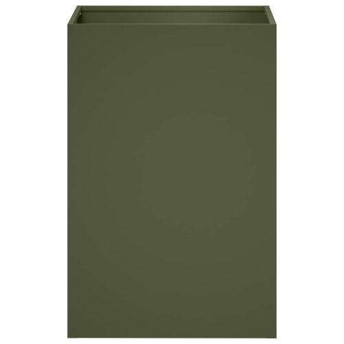Градинска саксия Маслиненозелено 40 x 40 x 60 cm
