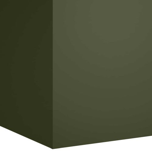 Градинска саксия Маслиненозелено 40 x 40 x 60 cm