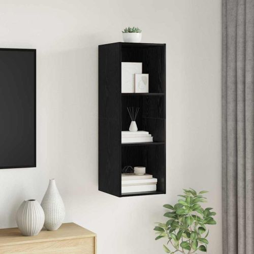 Комплект ТВ шкаф 37 x 37 x 107 см Черния дъб