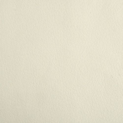 Детски диван с табуретка, кремав, 100x50x30 см, изкуствена кожа