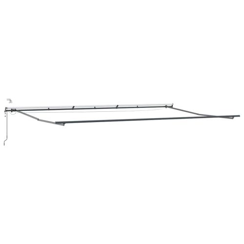Автоматично прибираща се тента с LED, кафяв, 600x300 см