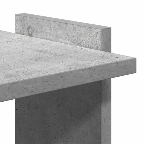 Библиотека 3 рафта бетонно сива 60x30x120 см инженерно дърво