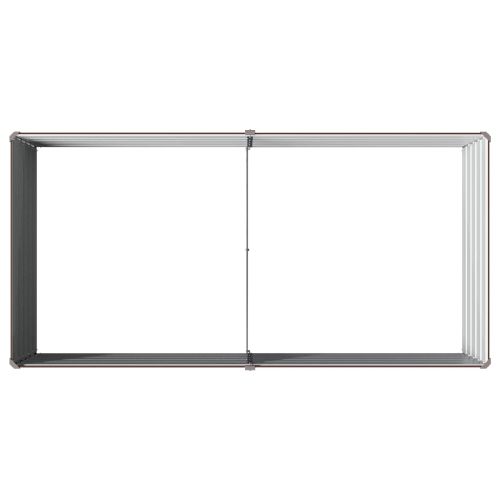Вдигната леха за градина Кафяво 160 x 80 x 55 см