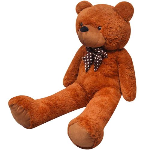 Плюшена играчка мече, кафява, 242 см