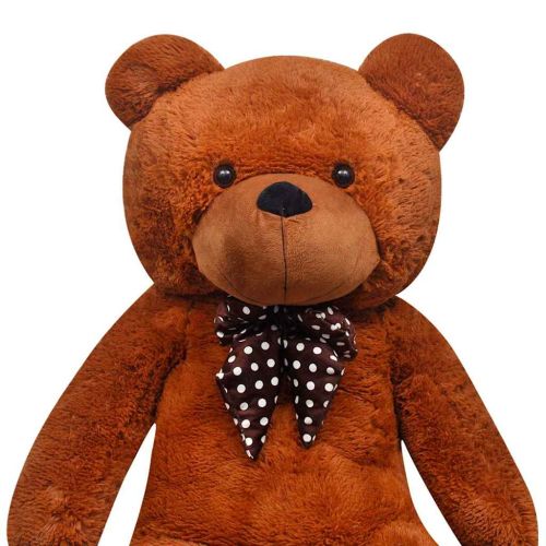 Плюшена играчка мече, кафява, 242 см