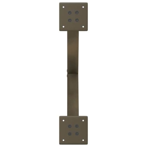 Крака за масичка за кафе, X-образни, 2 бр., естествена стомана, 60 x (30-31) см, стомана