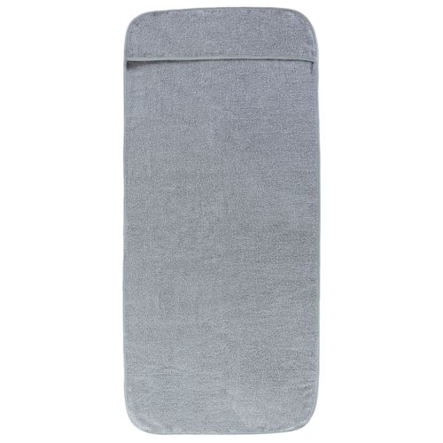 Плажни кърпи 4 бр сиви 60x135 см текстил 400 GSM