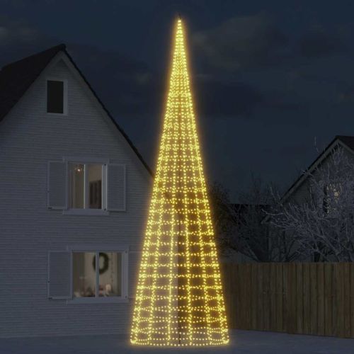 LED коледна елха 3000 LED топло бяло 800 см