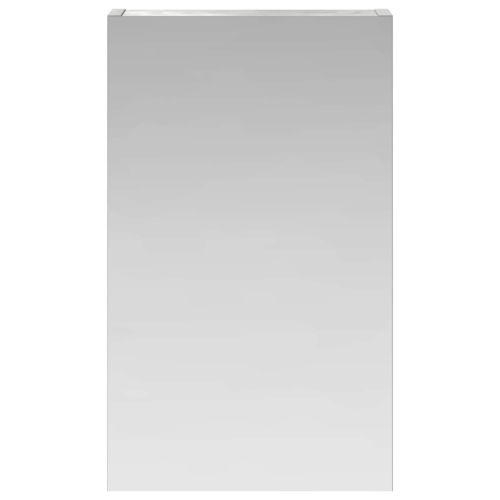 Шкаф с огледало за баня Циментено сиво 30 x 10,5 x 50 см