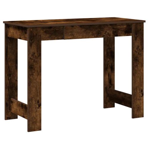 Бюро, опушен дъб, 100x45x75 см, инженерно дърво