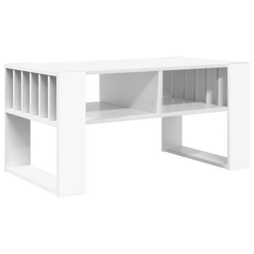 Масичка за кафе Бяло 92 x 49,5 x 45 см Инженерна дървесина