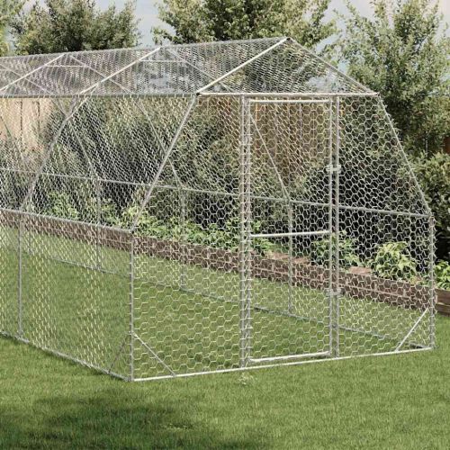 Пилешки бяг 2,5x12x2,25 m Поцинкована стомана