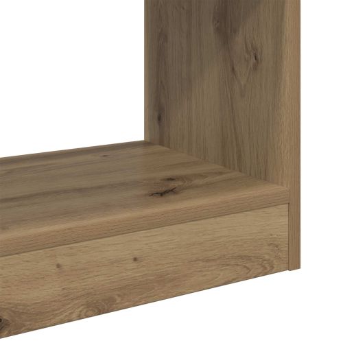 Шкаф за книги 2 нива 60 x 30 x 72 см Инженерна дървесина Дъб