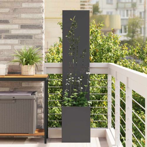 Екран за градинска неприкосновеност Черно 32 x 32 x 150 см