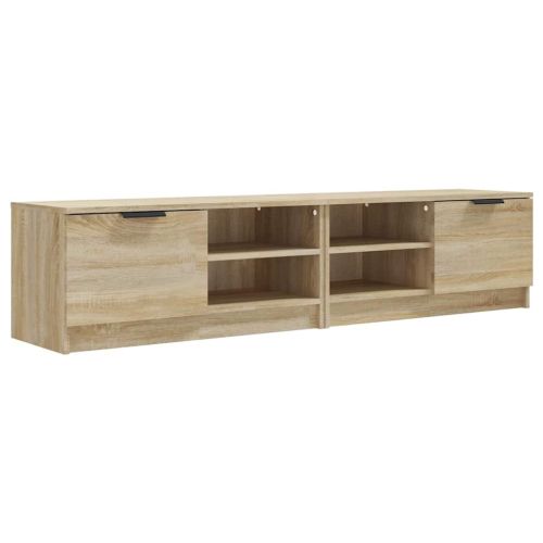 ТВ шкафове 2 бр дъб сонома 80x35x36,5 см инженерно дърво