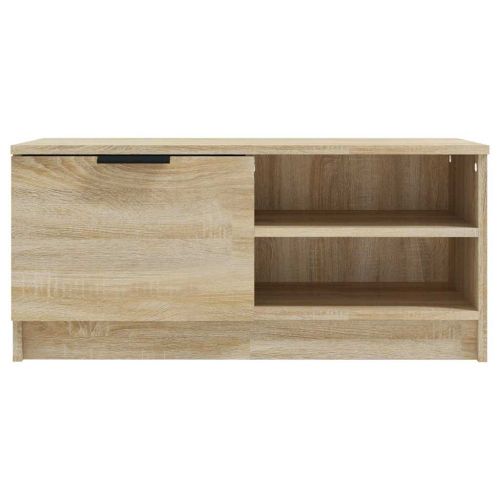 ТВ шкафове 2 бр дъб сонома 80x35x36,5 см инженерно дърво